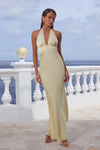 BUTTERMILK SYLVIE PLUNGE V-NECK MAXI DRESS