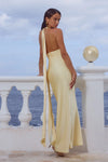 BUTTERMILK SYLVIE PLUNGE V-NECK MAXI DRESS