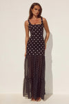 TILLIE BLACK WHITE POLKA MAXI