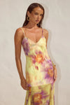 TULIA LOW BACK MAXI DRESS - SURI YELLOW