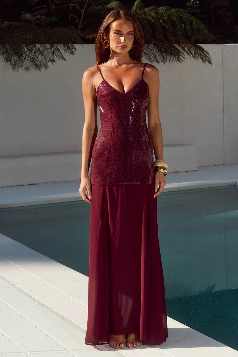 WINE TULIA LOW BACK MAXI