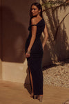 BLACK CHYNA MIDI DRESS