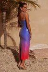 MIDNIGHT KYRA MIDI DRESS