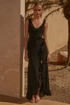 BLACK SUZANNAH MAXI DRESS