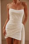 LACEY MINI DRESS WHITE