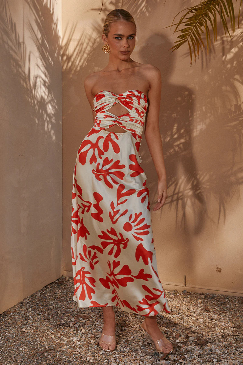 ORANGE BOTANICA MELANY MIDI