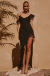 BLACK VACANZA MAXI DRESS