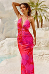 ARQUETTE MAXI DRESS SANGRIA