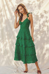 EVERGREEN EYELET MIDI