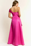 ONE SHOULDER TAFFETA 2 GOWN