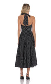 POLKA DOT HALTER MIDI