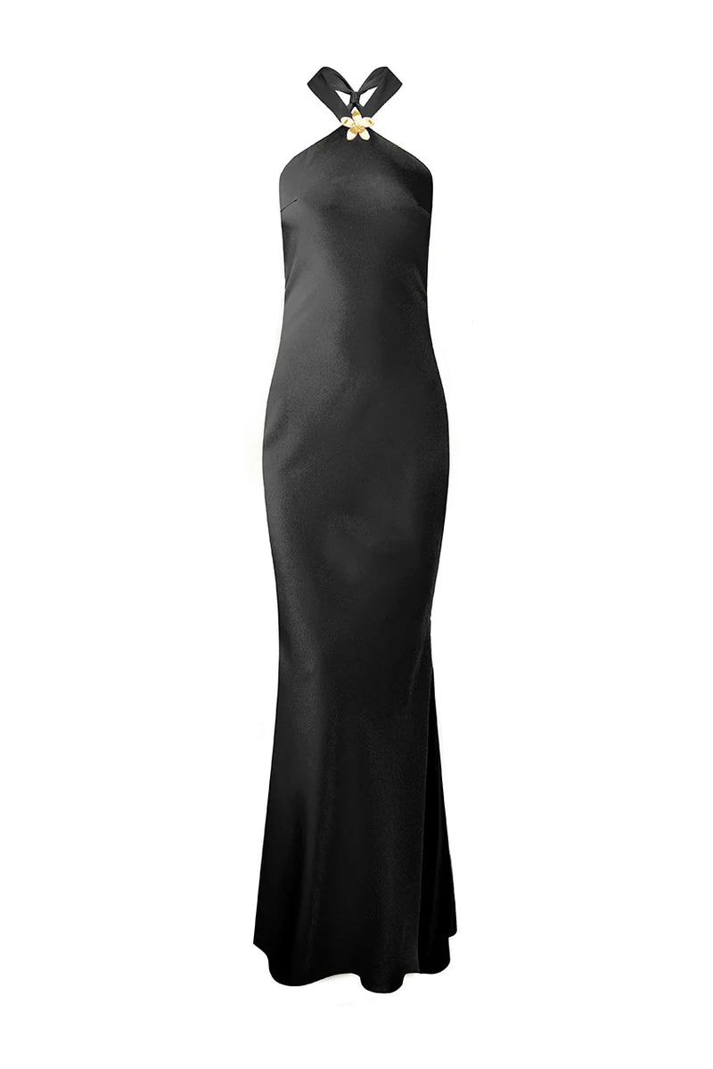 BLACK CHARA MAXI DRESS