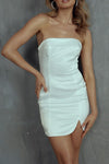 SATIN BASIC WHITE MINI