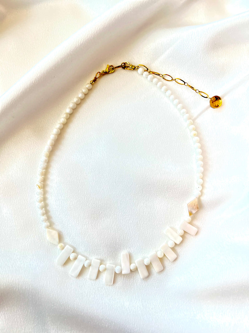 M3 WHITE MULTI NECKLACE