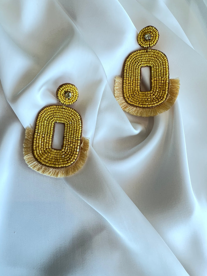 YELLOW SUMMER EARRINGS