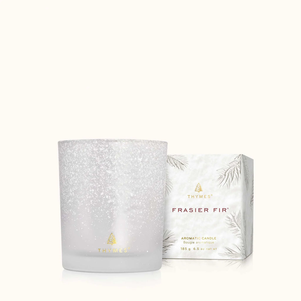 Frasier Fir Medium Flocked Collection Poured Candle