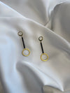 GOLD RING EARRINGS