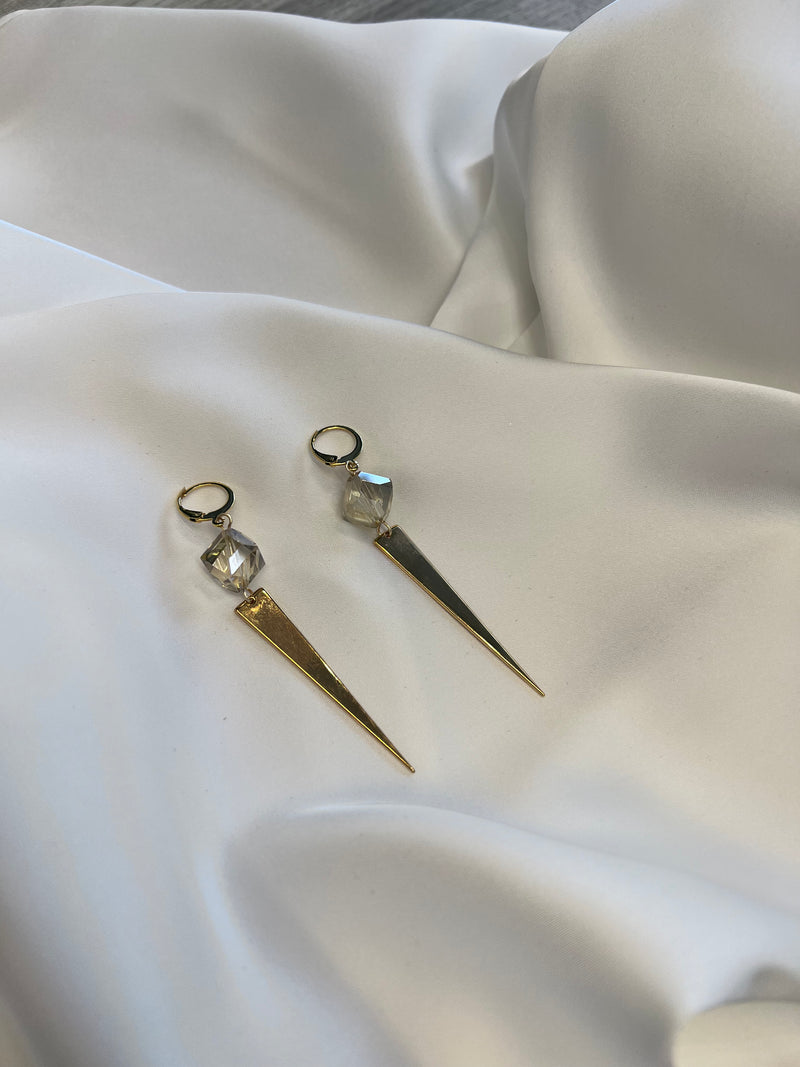 GOLD DAGGER EARRINGS