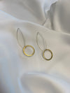 GOLD RING EARRINGS