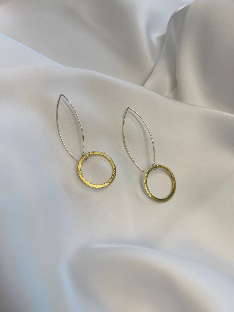 GOLD RING EARRINGS