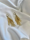 CRYSTAL TASSELS EARRINGS