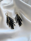 CRYSTAL TASSELS EARRINGS