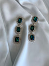 THREE STONE EARRINGS